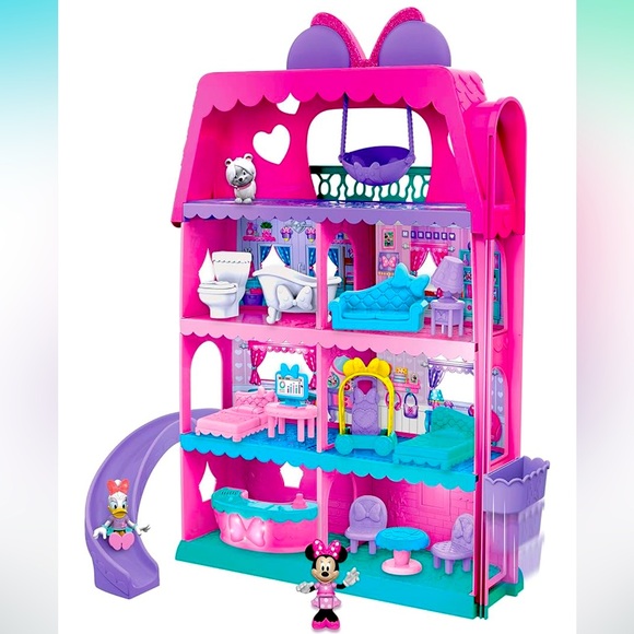 Disney Other - Disney Junior Minnie Mouse Bow-Tel Hotel